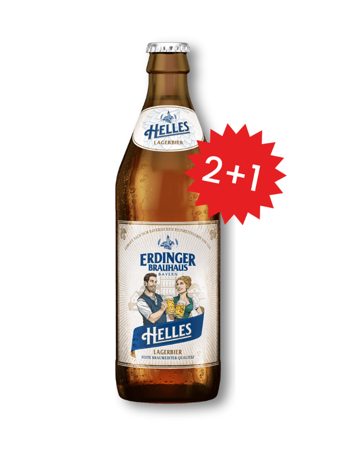 Erdinger Brauhaus Helles Lagerbier 20x0,5 MW (MEHRWEG)
