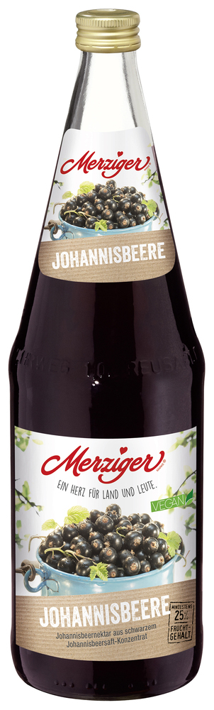 Merziger schwarzer Johannisbeer-Nektar 6x1,0 MW (MEHRWEG)