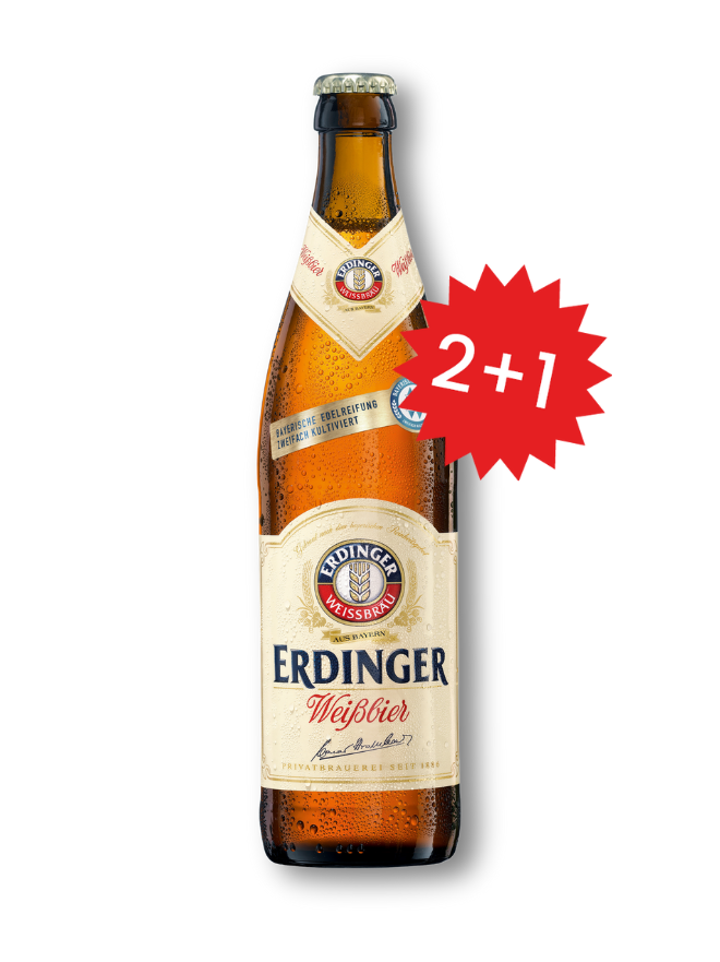 Erdinger Hefeweissbier trüb 20x0,5 MW (MEHRWEG)