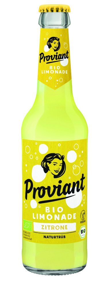 Proviant Bio Limonade Zitrone naturtrüb 24x0,33MW (MEHRWEG)