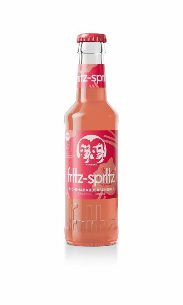 Fritz-Spritz Bio Rhabarbersaft Schorle 24x0,2 MW (MEHRWEG)