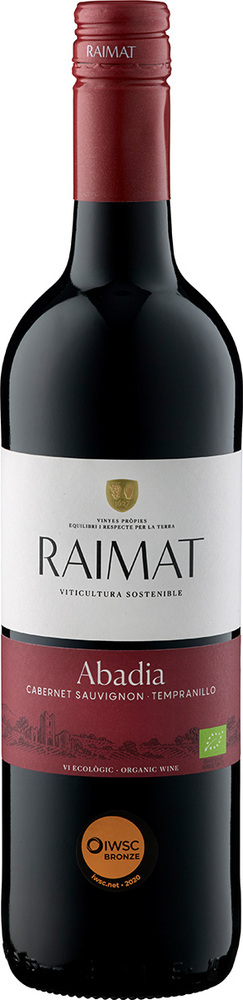 Raimat Abadia tinto, Tempranillo-Cabernet, Costers del Segre, Raimat (BIO) 6x0,75EW (EINWEG)