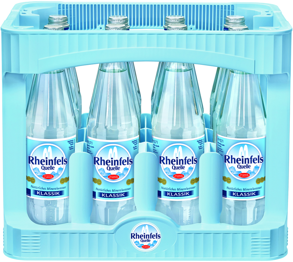 Rheinfels Quelle Klassik Individualglasflasche 12x0,7 MW (MEHRWEG)