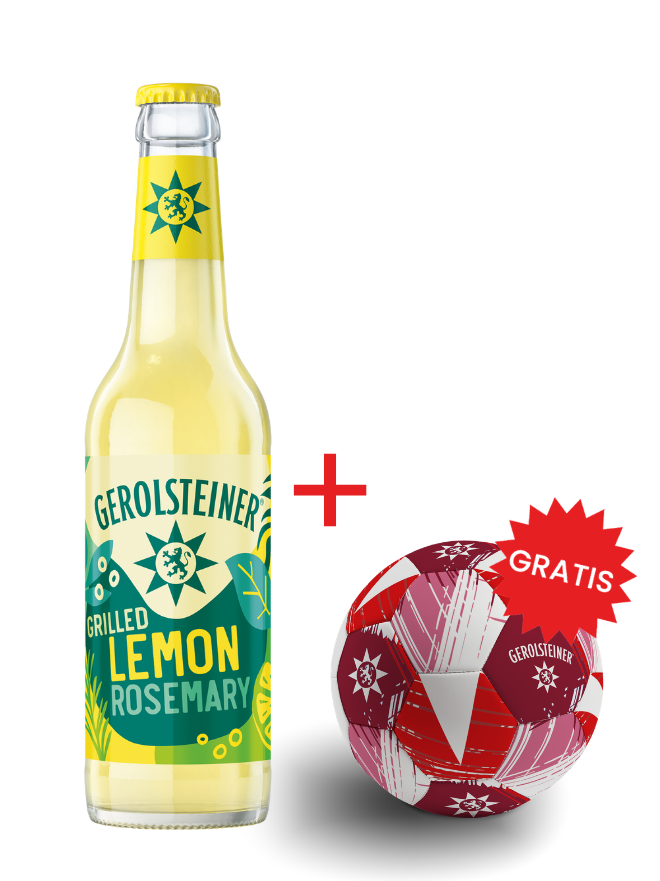 Gerolsteiner Grilled Lemon Rosemary Longneck 24x0,33MW (MEHRWEG)