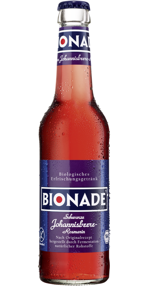 Bionade schwarze Johannisbeere-Rosmarin 12x0,33MW (MEHRWEG)