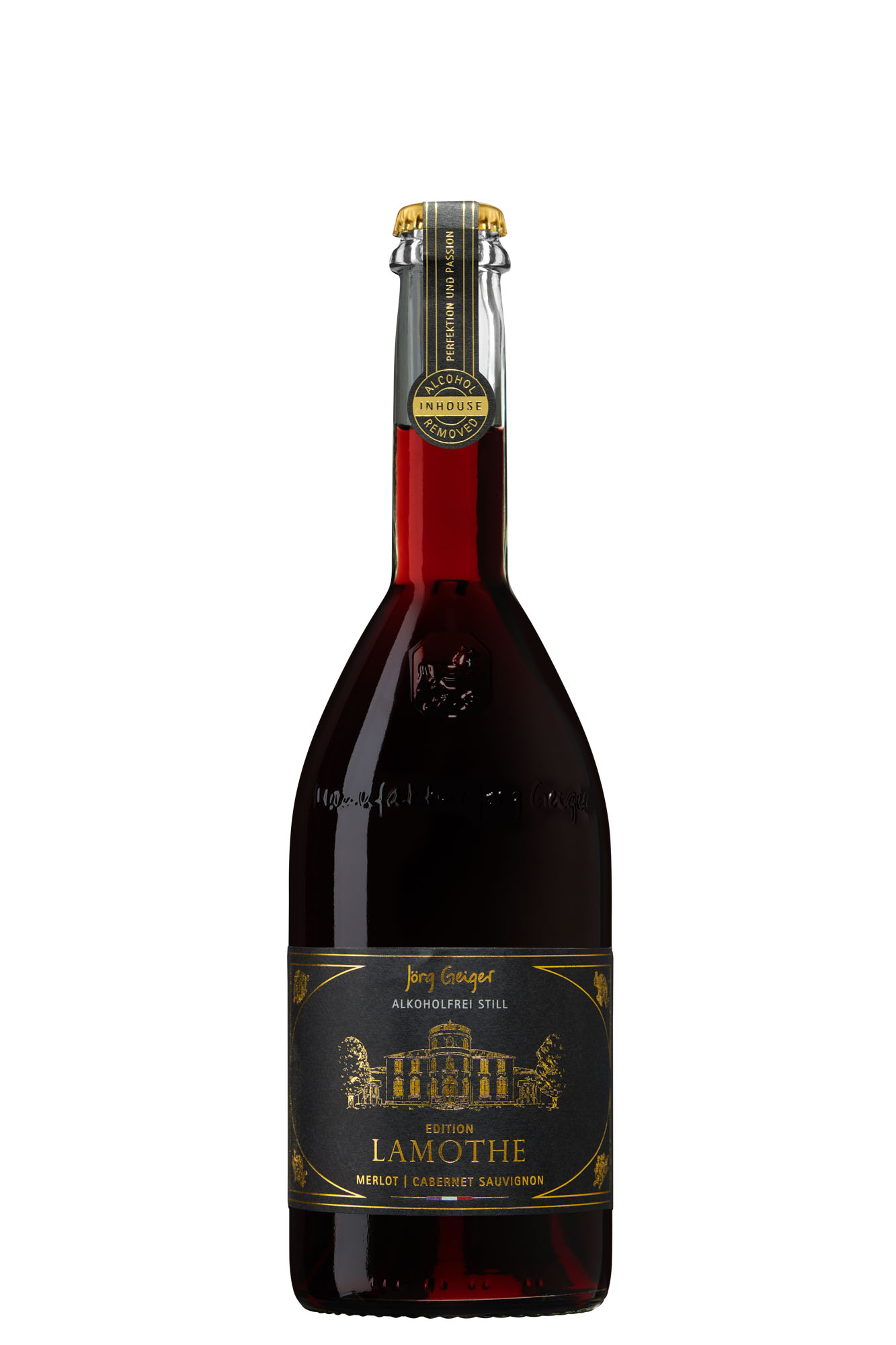 Edition Lamothe Rotwein Alkoholfrei Merlot und Cabernet, 