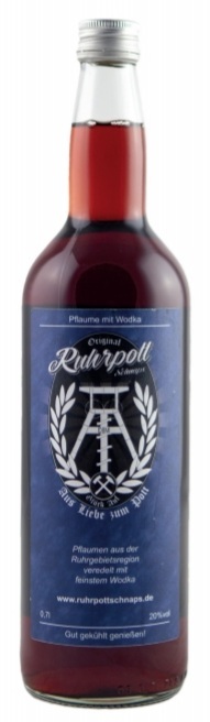 Ruhrpottschnaps Reife Pflaume 20% 1x0,7 (EINWEG)