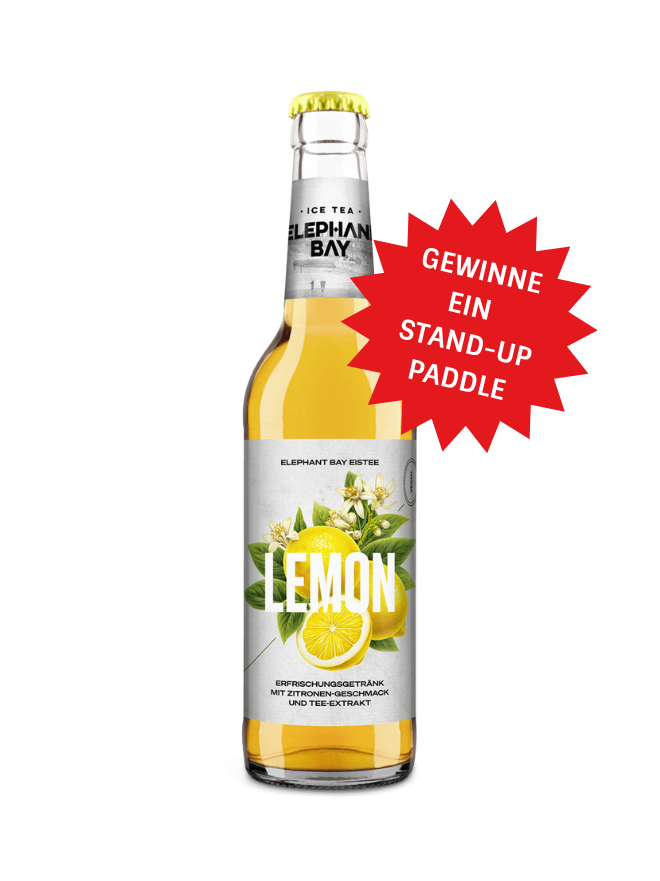 Gewinnspiel: Elephant Bay Ice Tea Lemon 20x0,33MW (MEHRWEG) Gewinnspiel: Elephant Bay Ice Tea Lemon 20x0,33MW (MEHRWEG)