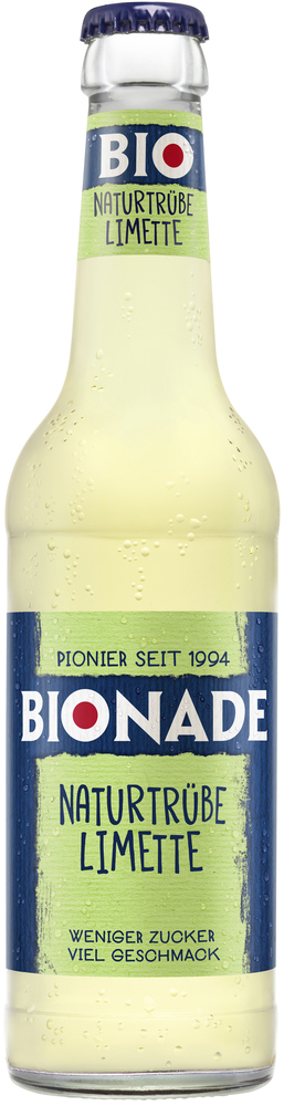Bionade Limette naturtrüb 12x0,33 (MEHRWEG)