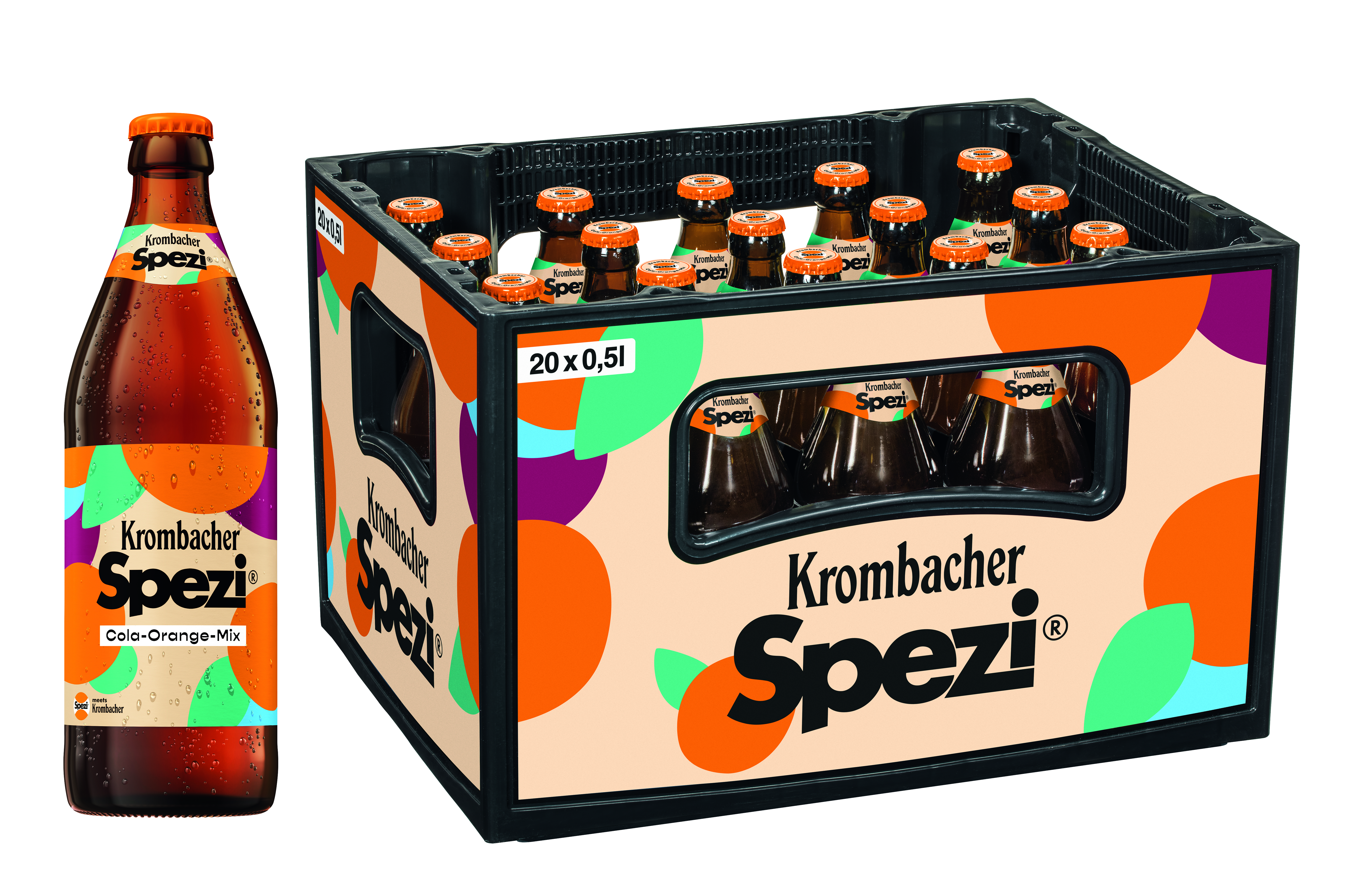 Krombacher Spezi Cola-Orange-Mix 20x0,5 MW (MEHRWEG)